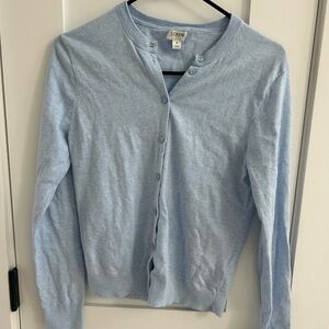 J.Crew Light Blue Cardigan excellent condition SZ Small